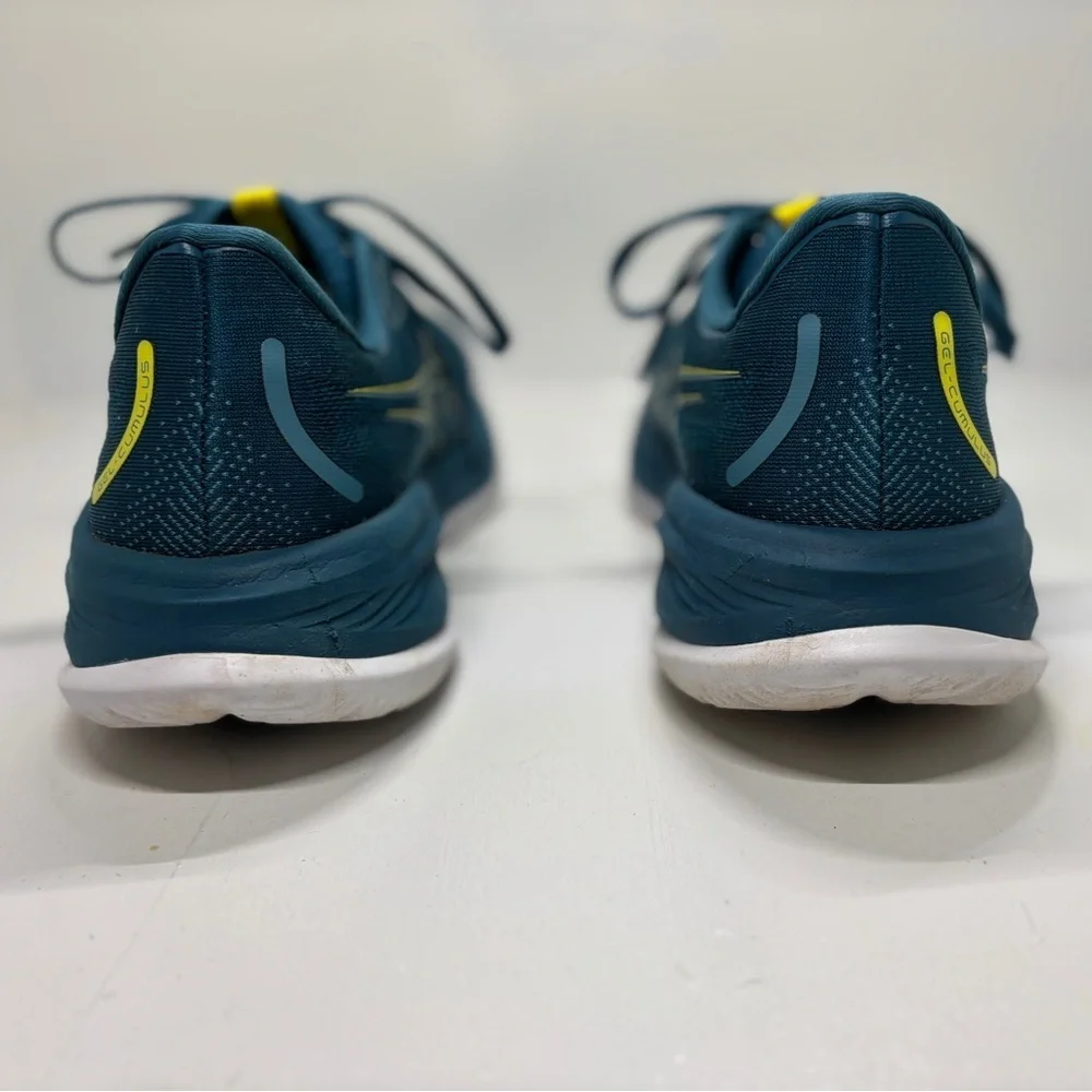 ASICS Gel Cumulus 26 Running Shoes Blue Yellow Men’s Size 8.5 EU 42